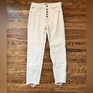 Free People White Skinny Jeans
